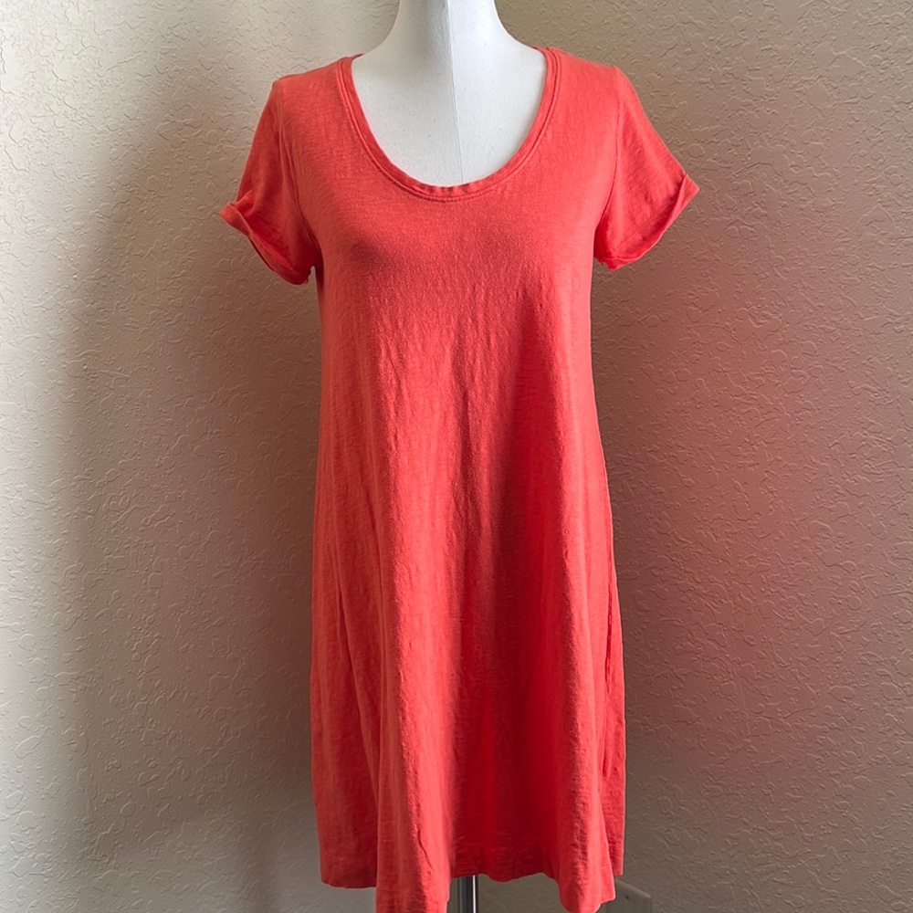 Lou & Grey Cotton T Shirt Dress